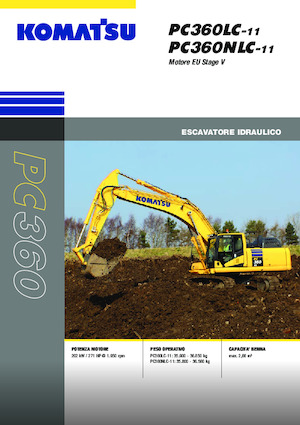 Pásová rypadla Komatsu PC360LC-11E0
