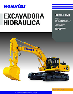 Pásová rypadla Komatsu PC390LC-8M0