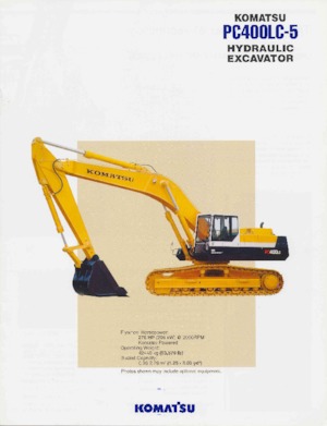 Pásová rypadla Komatsu PC400LC-5