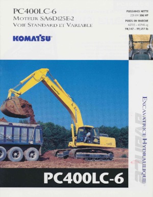 Pásová rypadla Komatsu PC400LC-6