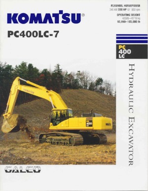 Pásová rypadla Komatsu PC400LC-7
