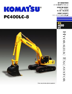 Pásová rypadla Komatsu PC400LC-8