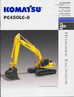 Pásová rypadla Komatsu PC450LC-8