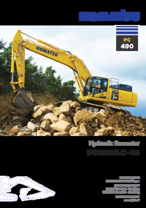 Pásová rypadla Komatsu PC490LCD-10