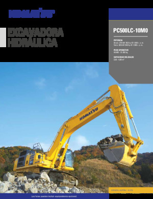 Pásová rypadla Komatsu PC500LC-10M0