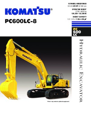 Pásová rypadla Komatsu PC600LC-8