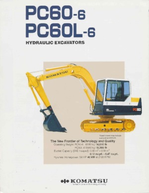 Pásová rypadla Komatsu PC60-6