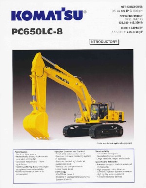 Pásová rypadla Komatsu PC650LC-8