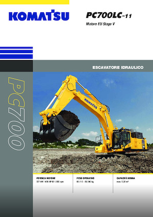 Pásová rypadla Komatsu PC700LC-11E0