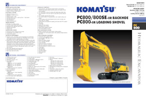 Pásová rypadla Komatsu PC800-8R