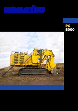 Pásová rypadla Komatsu PC8000-11 