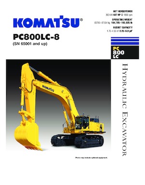 Pásová rypadla Komatsu PC800LC-8/PC800-8