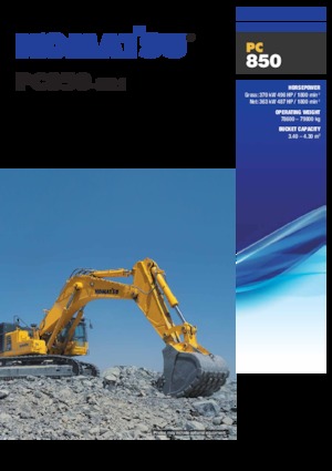 Pásová rypadla Komatsu PC850-8R1
