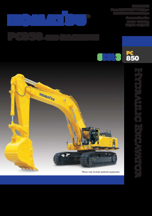 Pásová rypadla Komatsu PC850SE-8E0