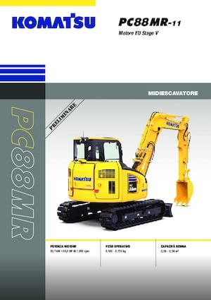 Pásová rypadla Komatsu PC88MR-11E0