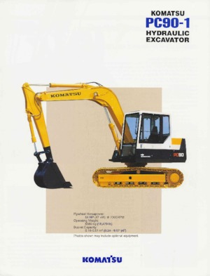 Pásová rypadla Komatsu PC90-1