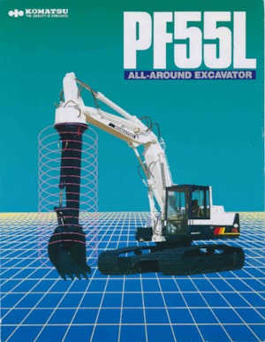 Pásová rypadla Komatsu PF55L