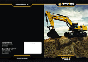 Pásová rypadla PowerPlus PP1000E-XI