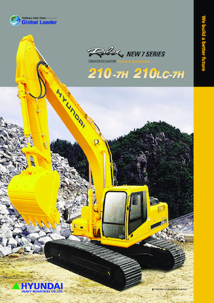 Pásová rypadla Hyundai R 210-7H
