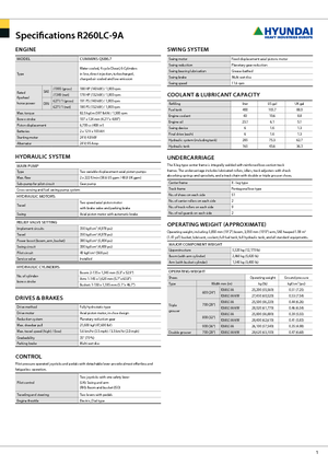 Pásová rypadla Hyundai R 260 NLC-9 A