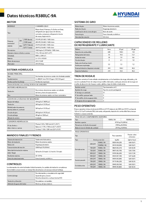 Pásová rypadla Hyundai R 380 LC-9 A