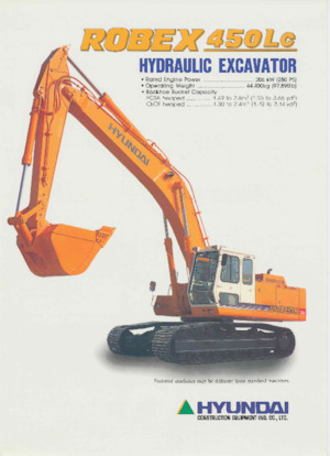 Pásová rypadla Hyundai R 450LC