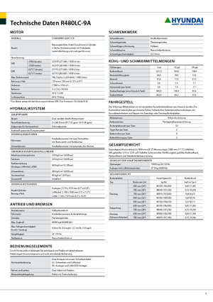 Pásová rypadla Hyundai R 480 LC-9 A