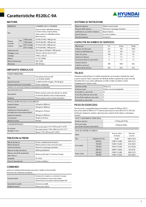 Pásová rypadla Hyundai R 520 LC-9 A