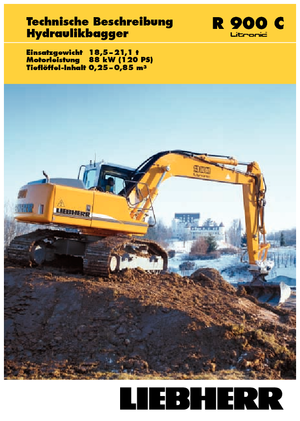 Pásová rypadla Liebherr R 900 C Litronic