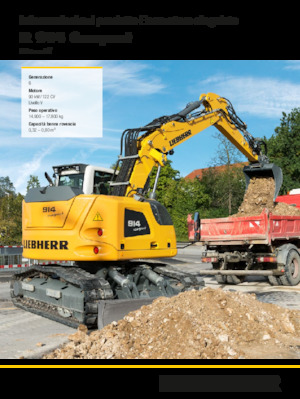 Pásová rypadla Liebherr R 914 Compact Litronic 