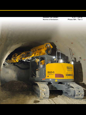Pásová rypadla Liebherr R 924 Compact Tunnel Litronic