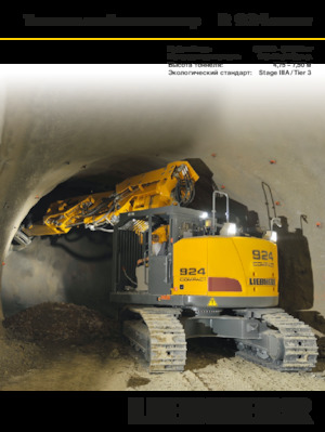 Pásová rypadla Liebherr R 924 Compact Tunnel Litronic
