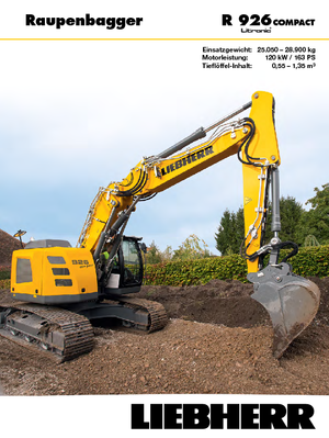 Pásová rypadla Liebherr R 926