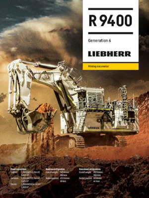 Pásová rypadla Liebherr R 9400 G6