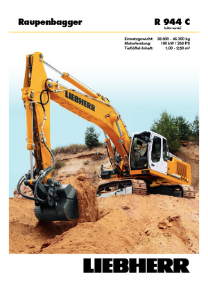 Pásová rypadla Liebherr R 944 C Litronic