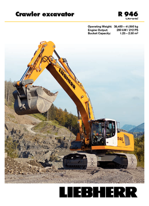 Pásová rypadla Liebherr R 946