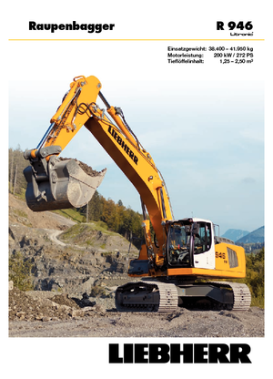 Pásová rypadla Liebherr R 946
