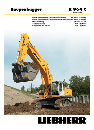 Pásová rypadla Liebherr R 964 C Litronic