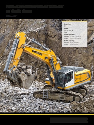 Pásová rypadla Liebherr R 970 SME Litronic 