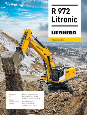 Pásová rypadla Liebherr R 972 Litronic 
