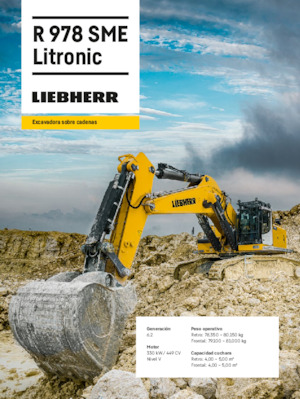 Pásová rypadla Liebherr R 978 SME Litronic 