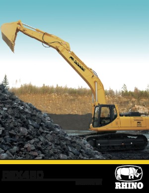 Pásová rypadla RHINO REX450