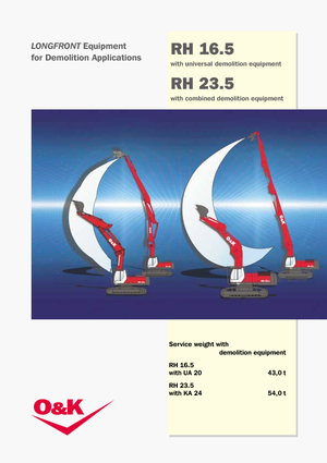 Pásová rypadla O&K RH 16.5