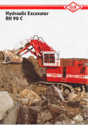 Pásová rypadla O&K RH 90 C