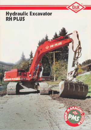 Pásová rypadla O&K RH Plus