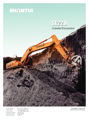 Pásová rypadla Shantui SE220 