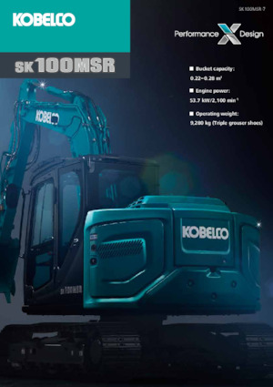 Pásová rypadla Kobelco SK 100 MSR 7