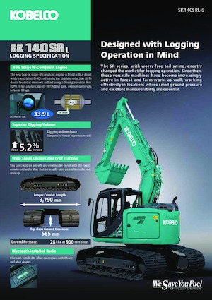 Pásová rypadla Kobelco SK 140 SRL 5