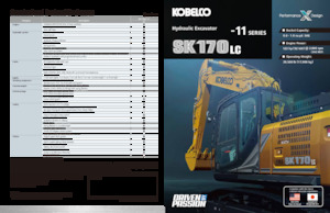 Pásová rypadla Kobelco SK 170 LC 11