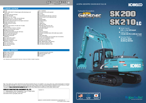 Pásová rypadla Kobelco SK 210 LC